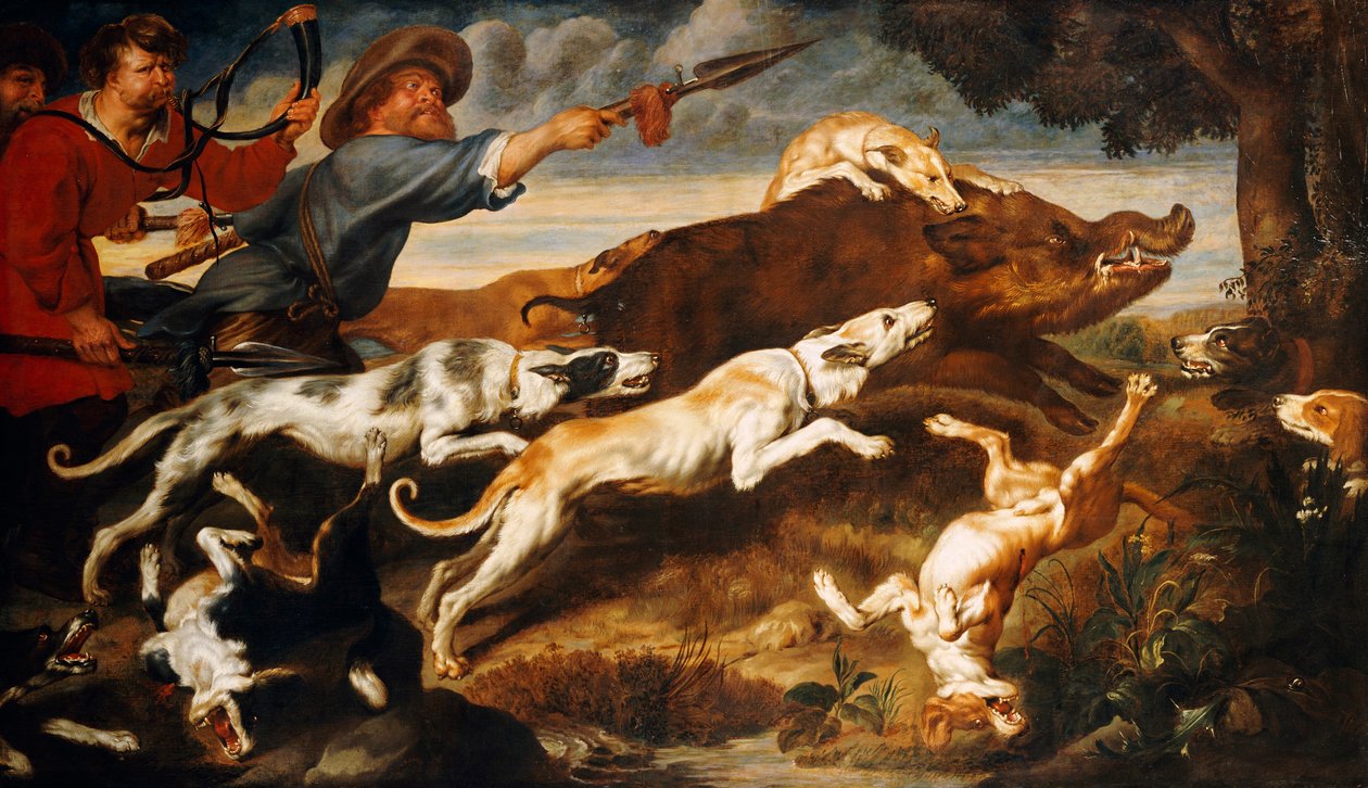 Lov na kance od Frans Snyders or Snijders