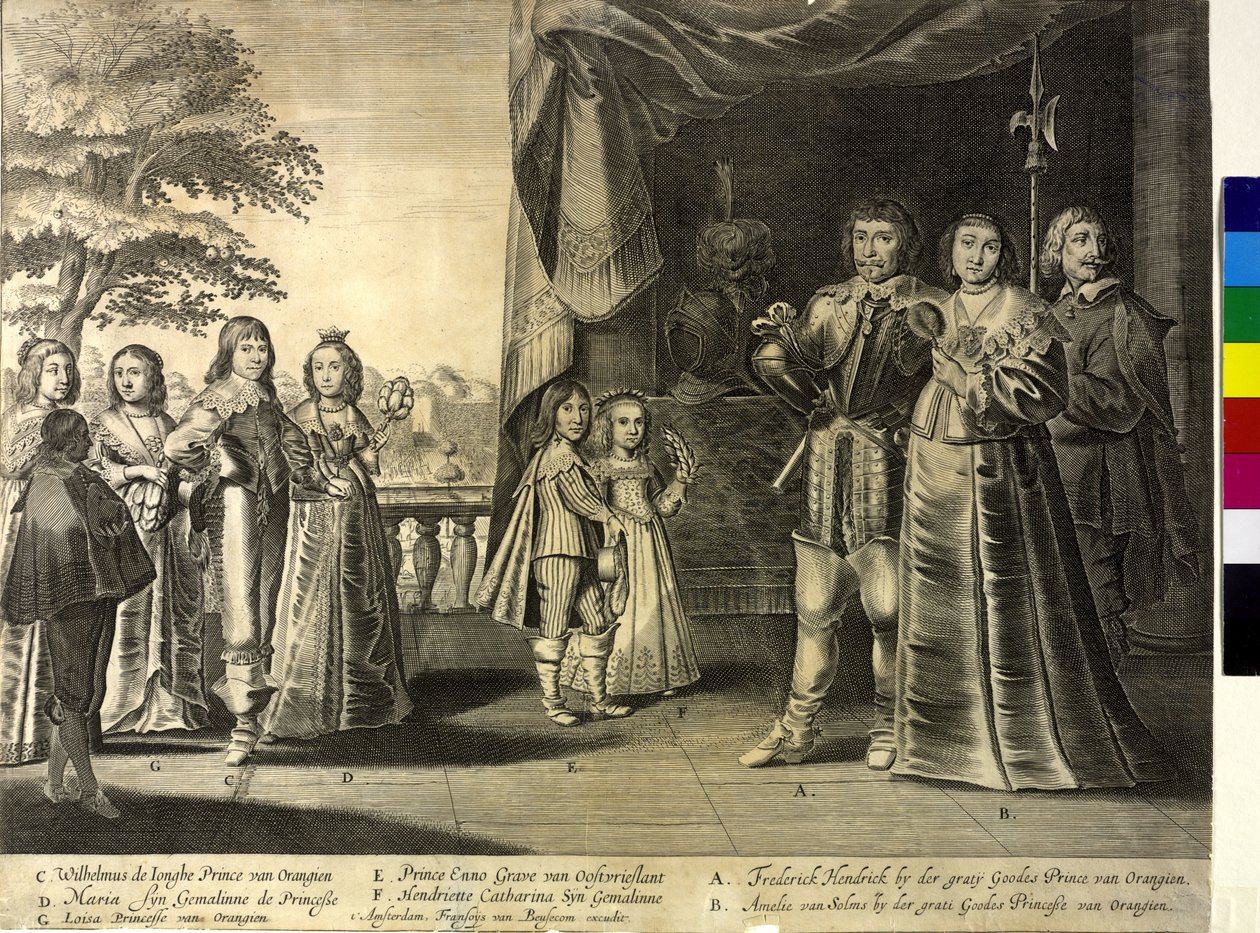 Princ Oranžský Frederick Henry (tisk) od Frans van Beusekom