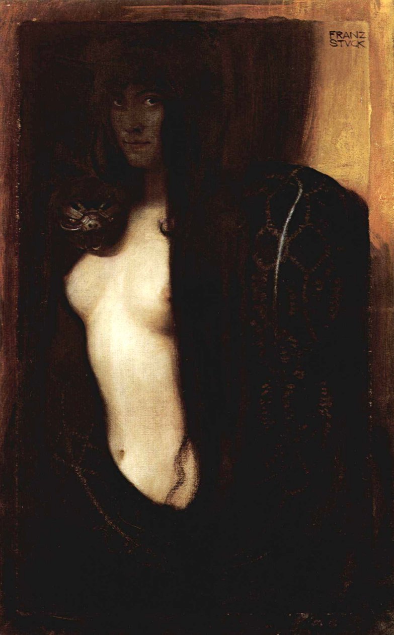 Hřích od Franz von Stuck
