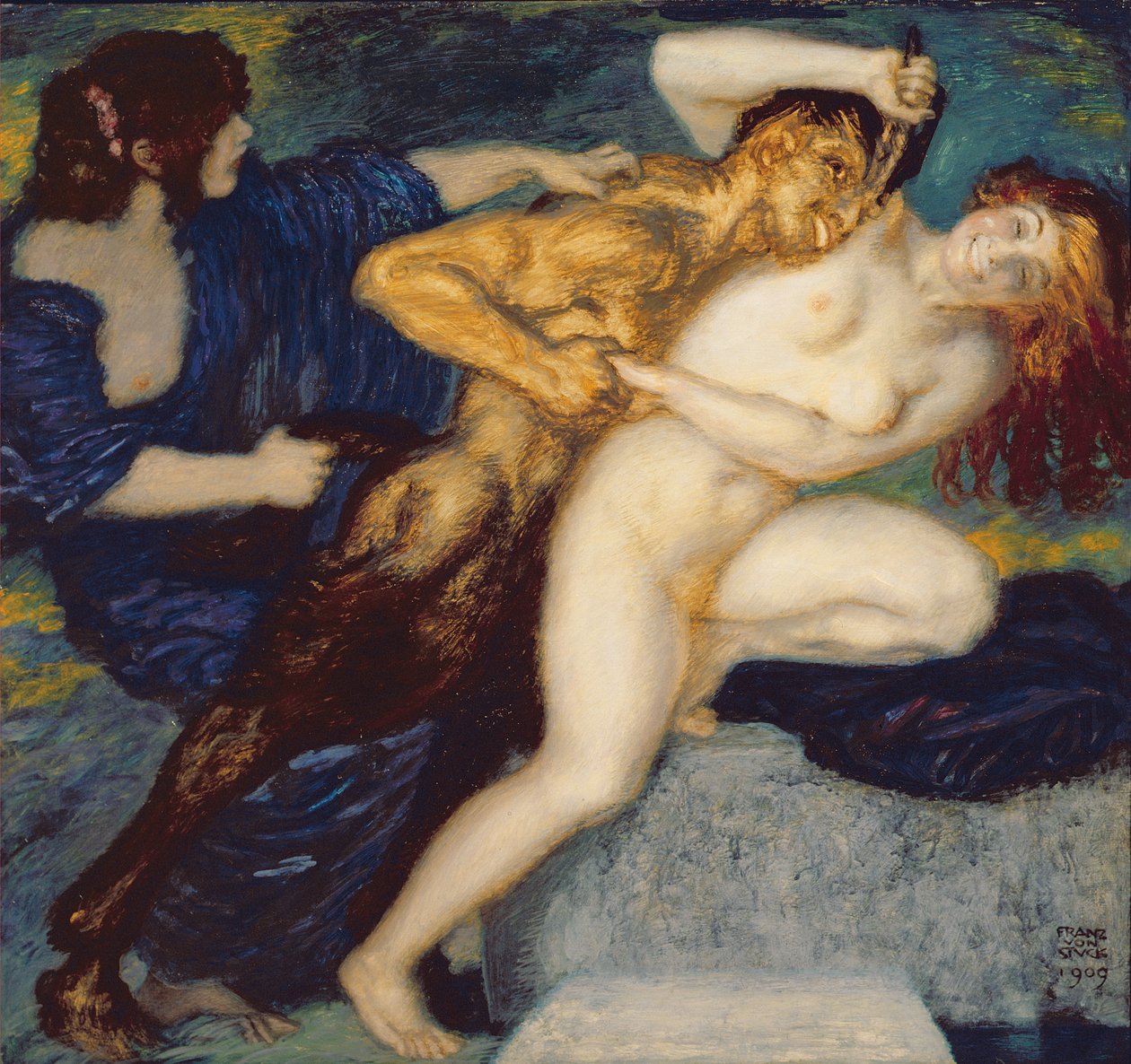 Scherzo, 1909 od Franz von Stuck