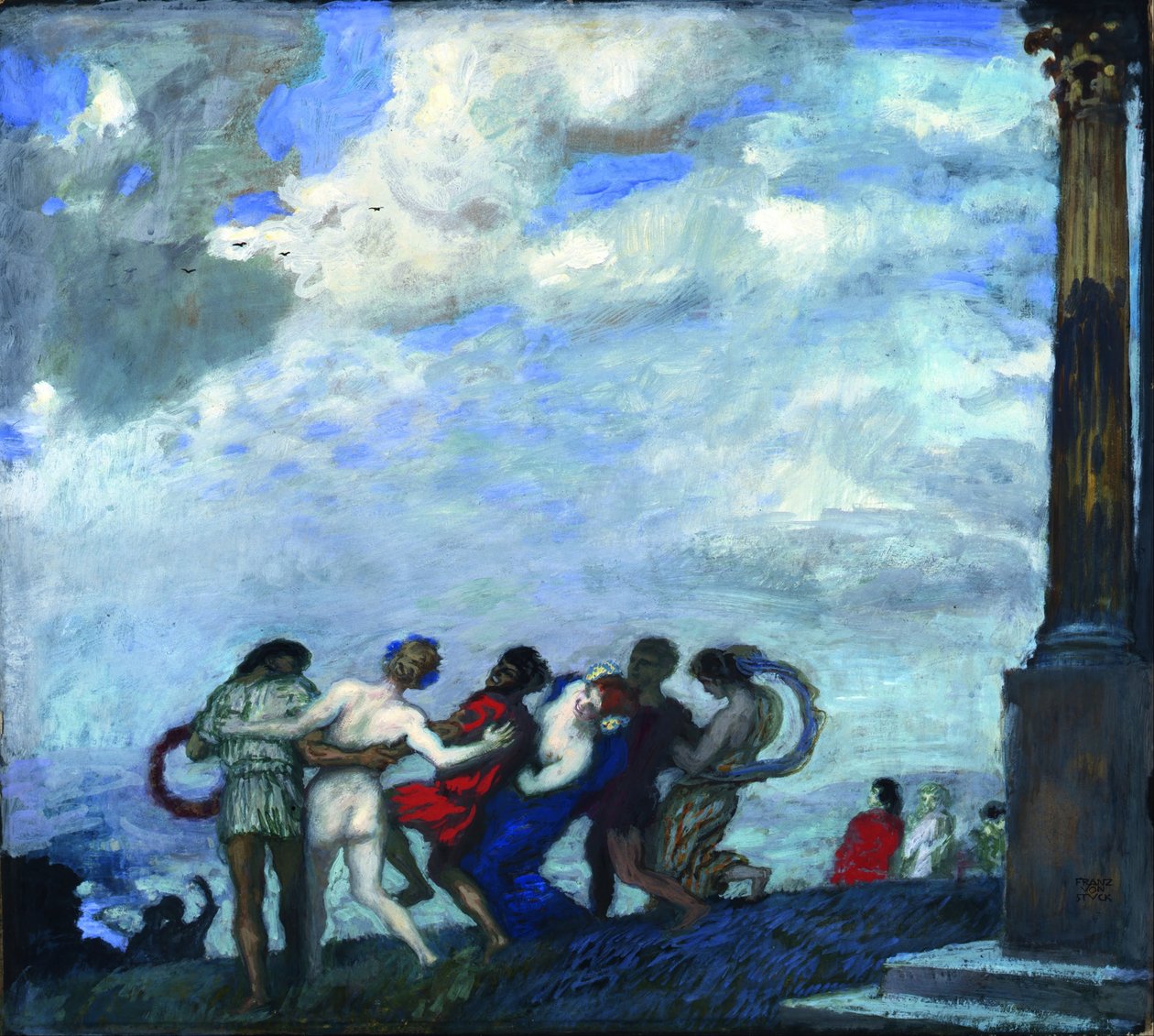 Tanec od Franz von Stuck