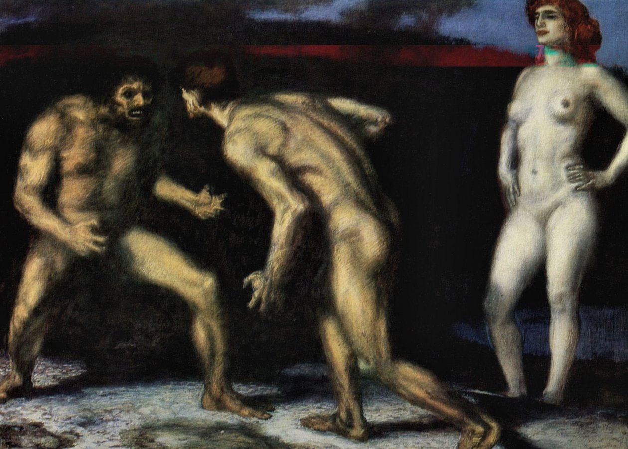 Boj o ženu od Franz von Stuck