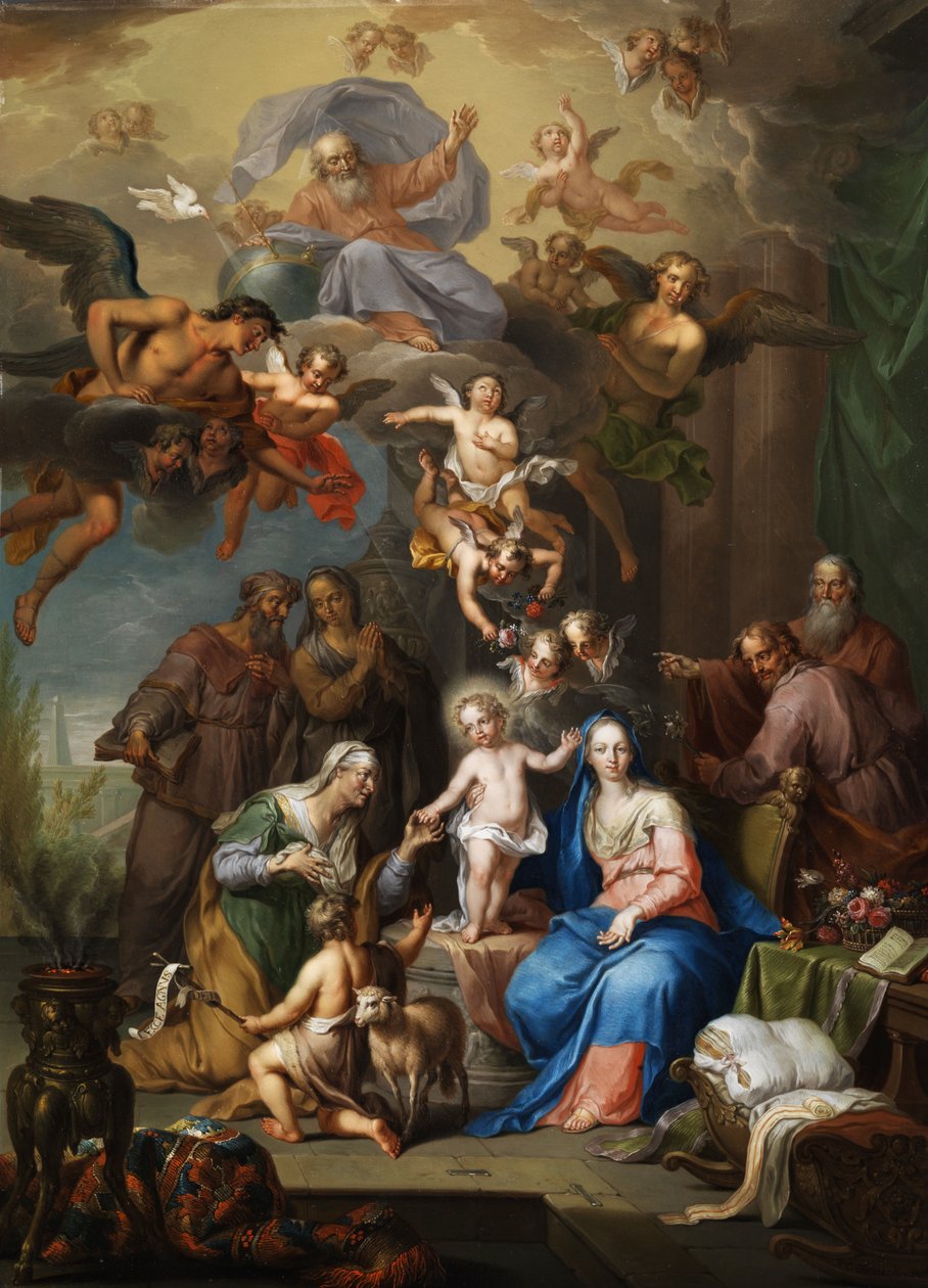 Svatá rodina od Franz Christoph Janneck