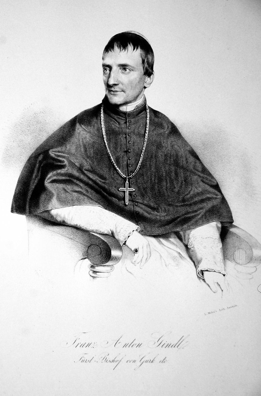 Franz Anton Gindl biskup brněnský od Franz Eybl