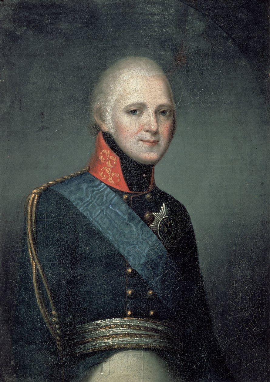 Portrét císaře Alexandra I. (1777-1825), 1804 od Franz Gerhard von Kugelgen