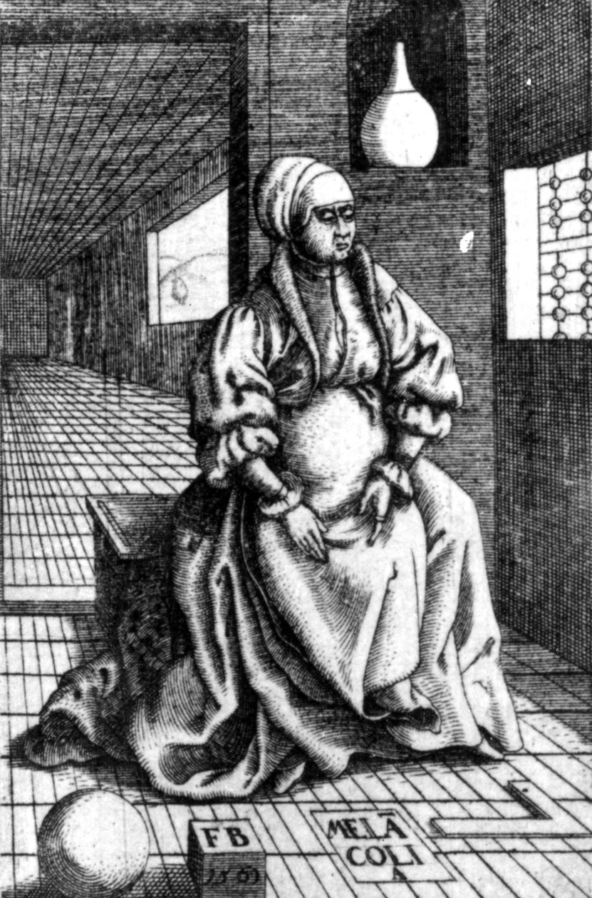Melancholie, 1560 od Franz Isaac Brun