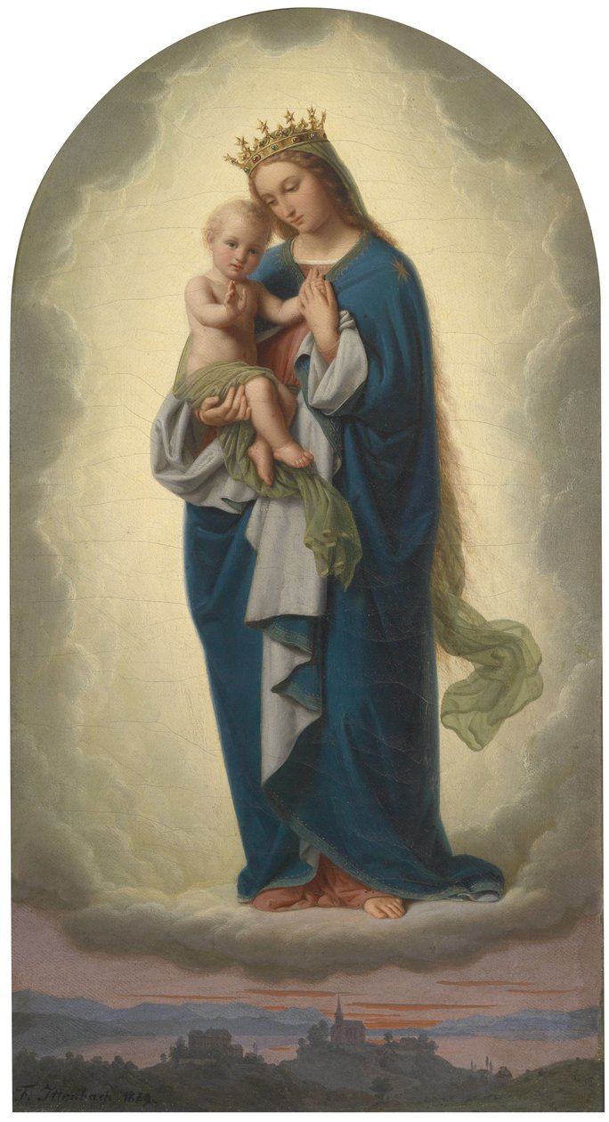 Madonna a dítě od Franz Ittenbach