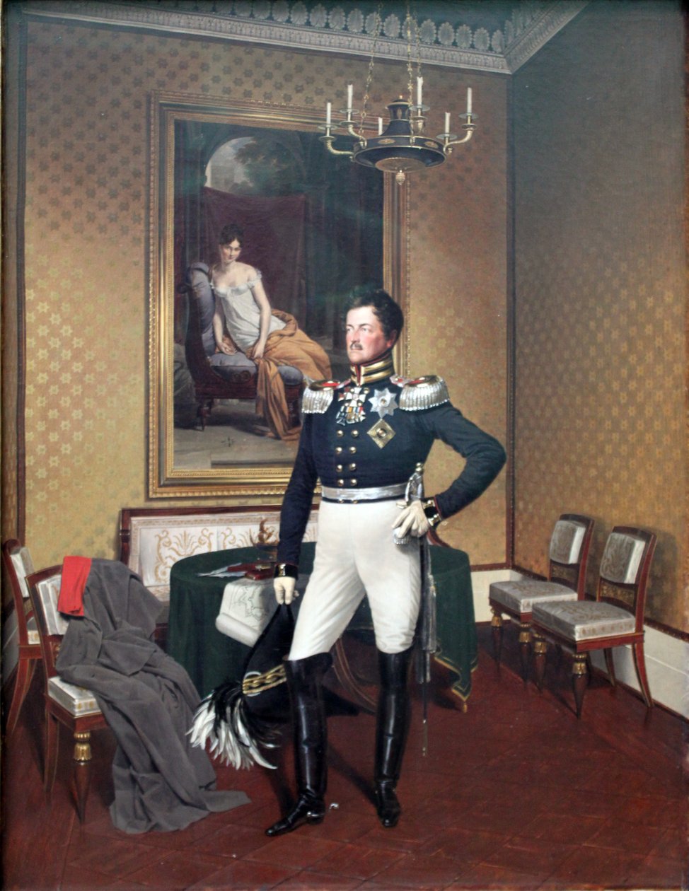 Prince Augustus Pruska (1779-1843) od Franz Krüger