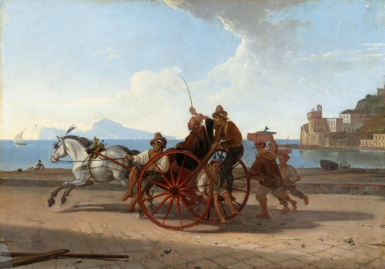 Neapolský carrete s mnichem od Franz Ludwig Catel