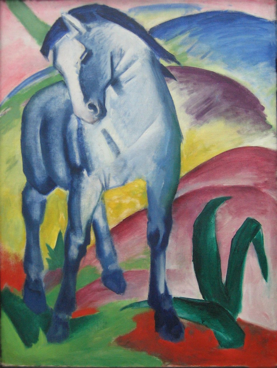 Modrý kůň já od Franz Marc