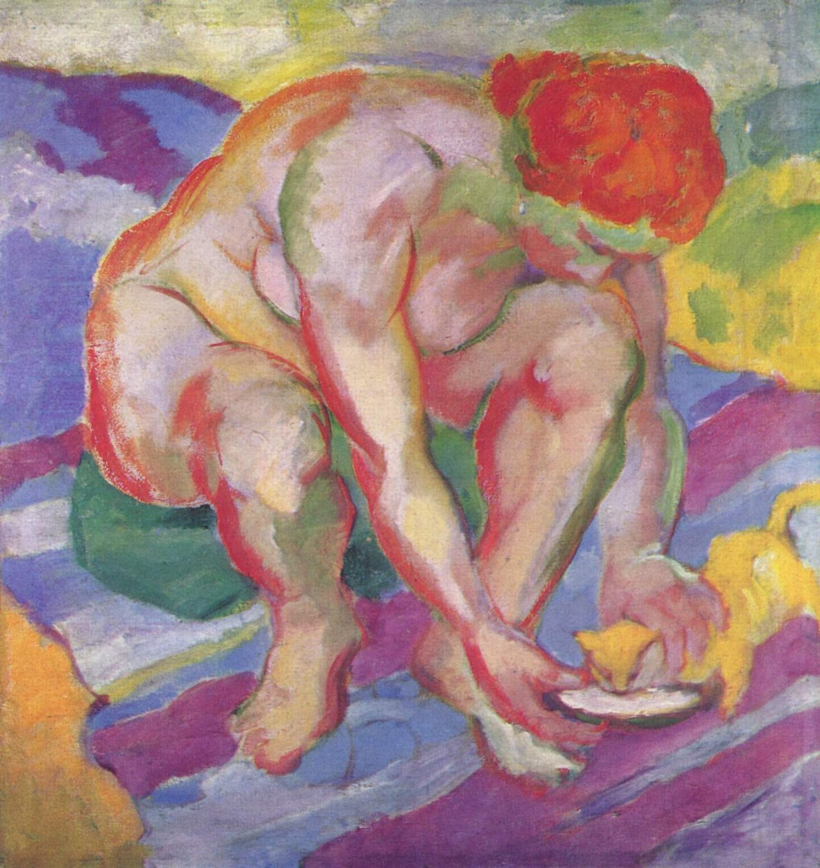 Jednat s kat od Franz Marc