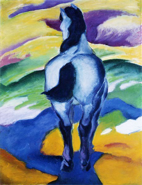 Modrý kůň od Franz Marc