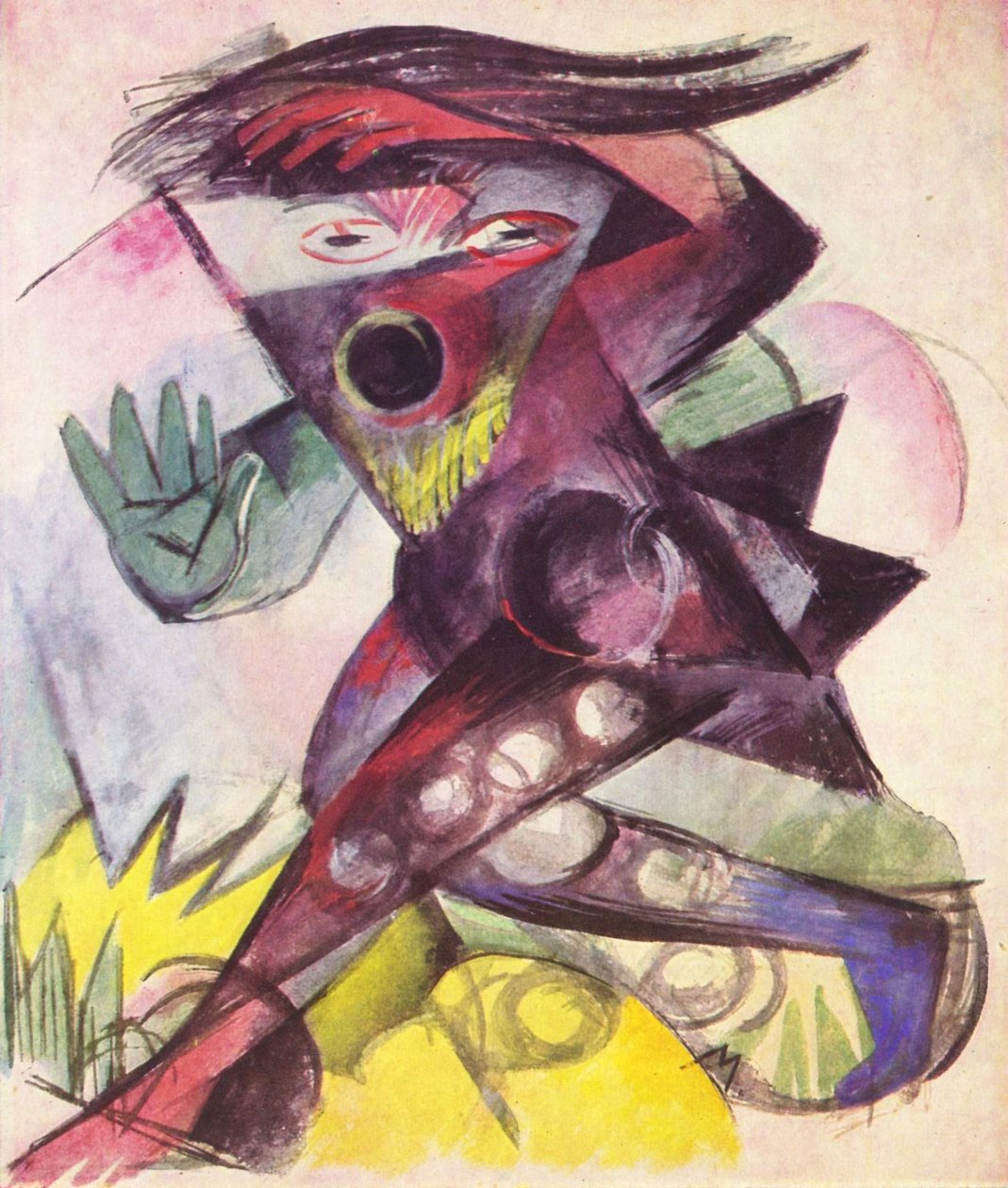 Caliban od Franz Marc