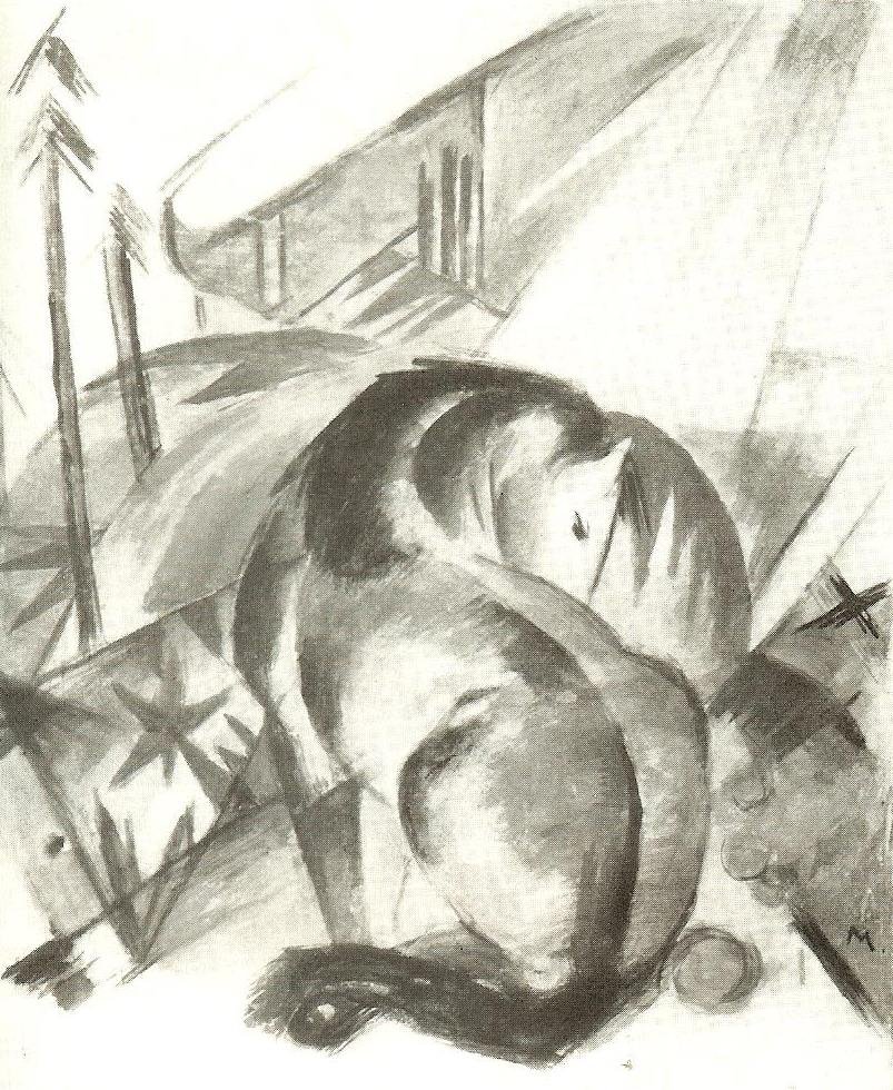 Kůň od Franz Marc