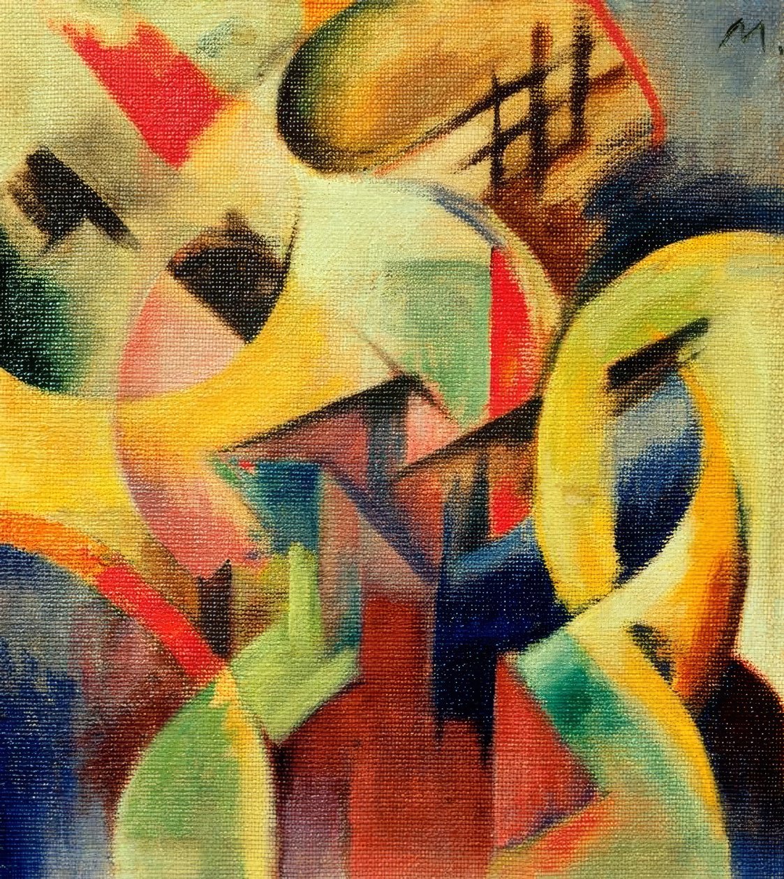 Malá kompozice I. od Franz Marc