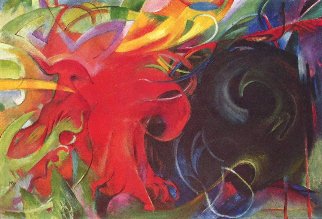 Bojové formy od Franz Marc