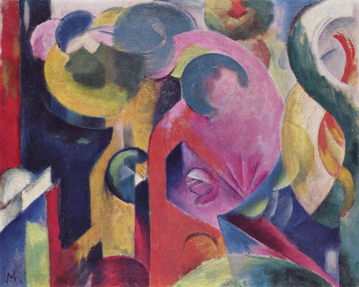 Kompozice od Franz Marc