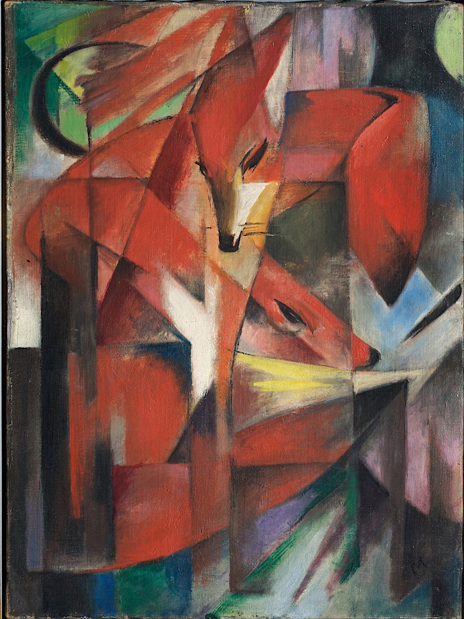 Liška, 1913 od Franz Marc