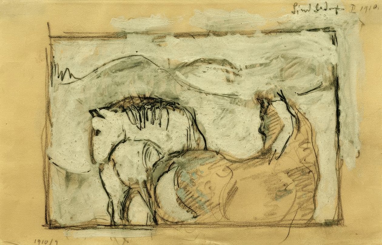 Dva koně od Franz Marc