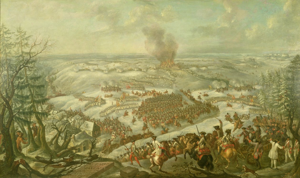 Bitva u Maxenu, listopad 1759 od Franz Paul Findenigg