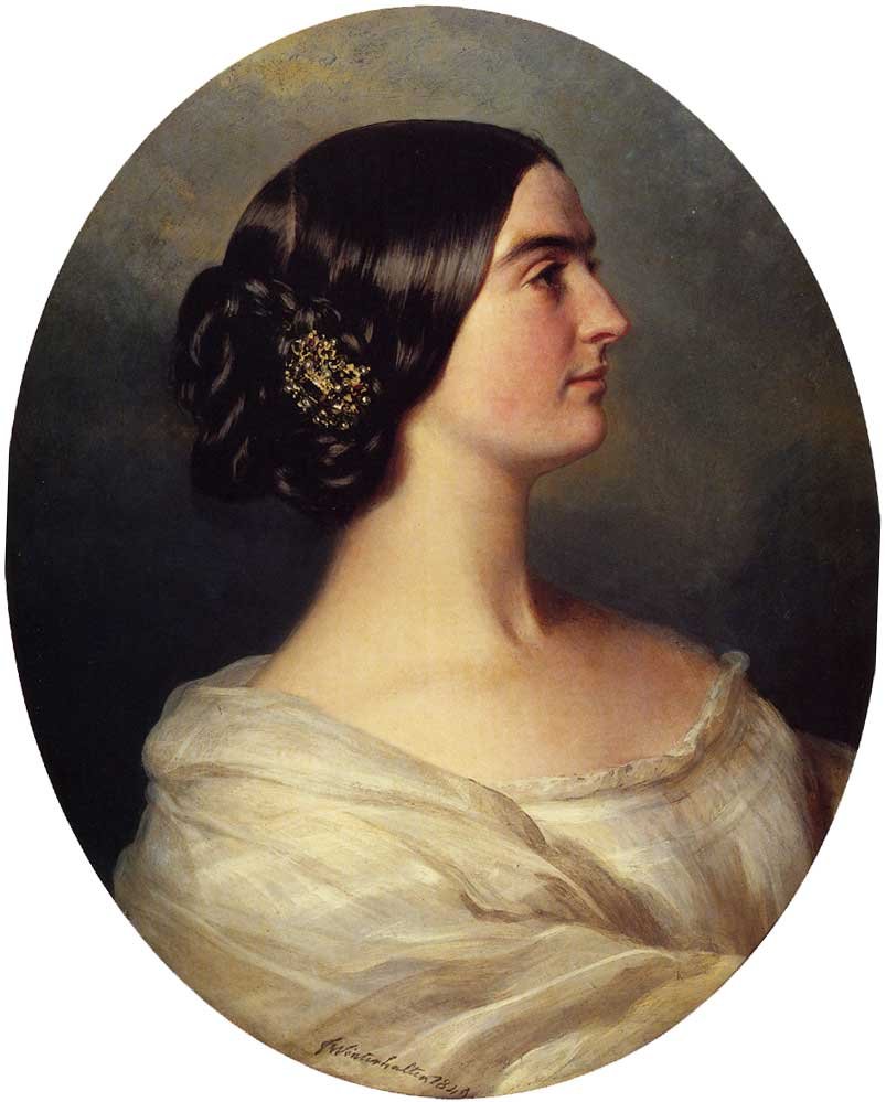 Portrét Charlotte Stuart od Franz Xaver Winterhalter