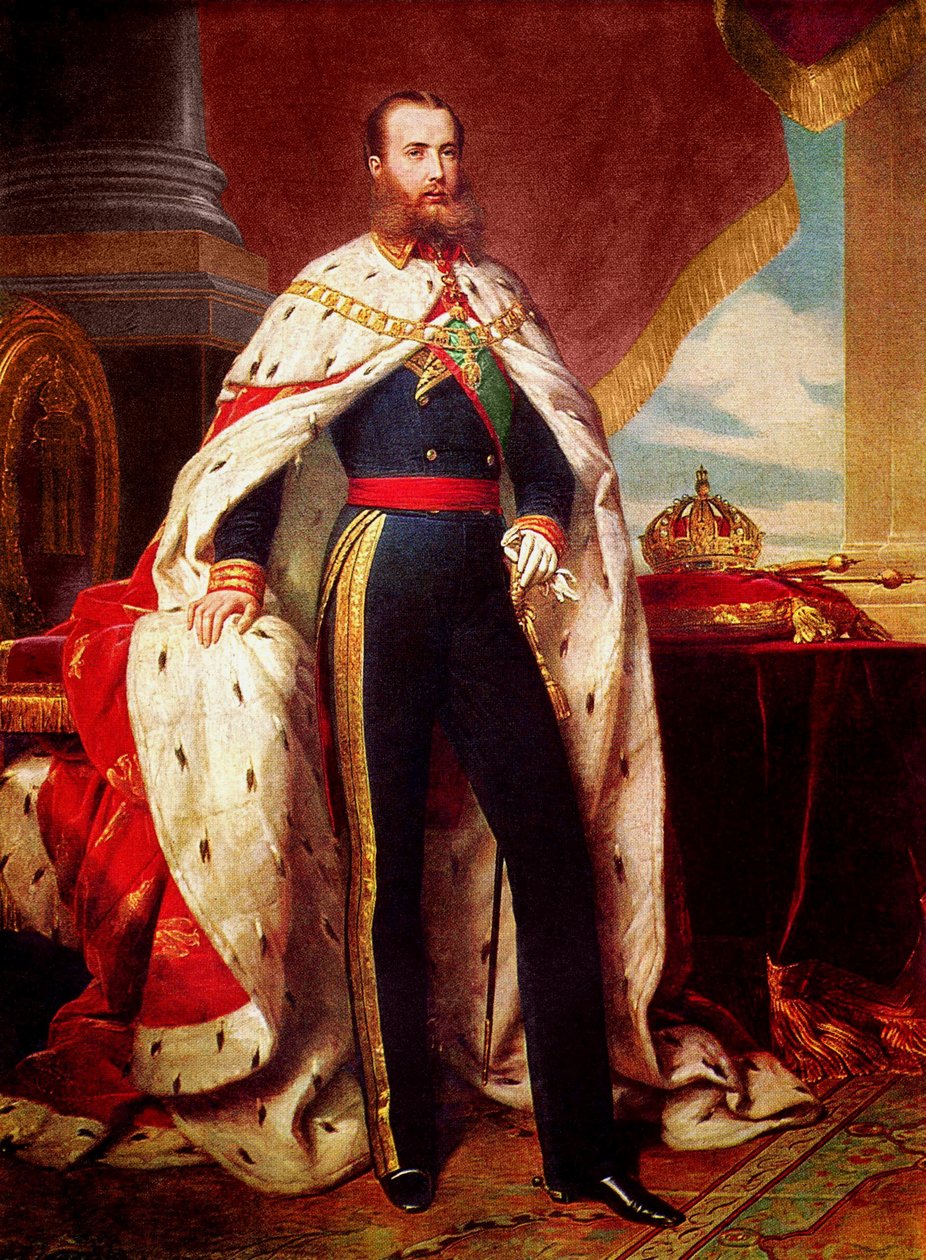 Portrét Maxmiliána I. z Mexika od Franz Xaver Winterhalter