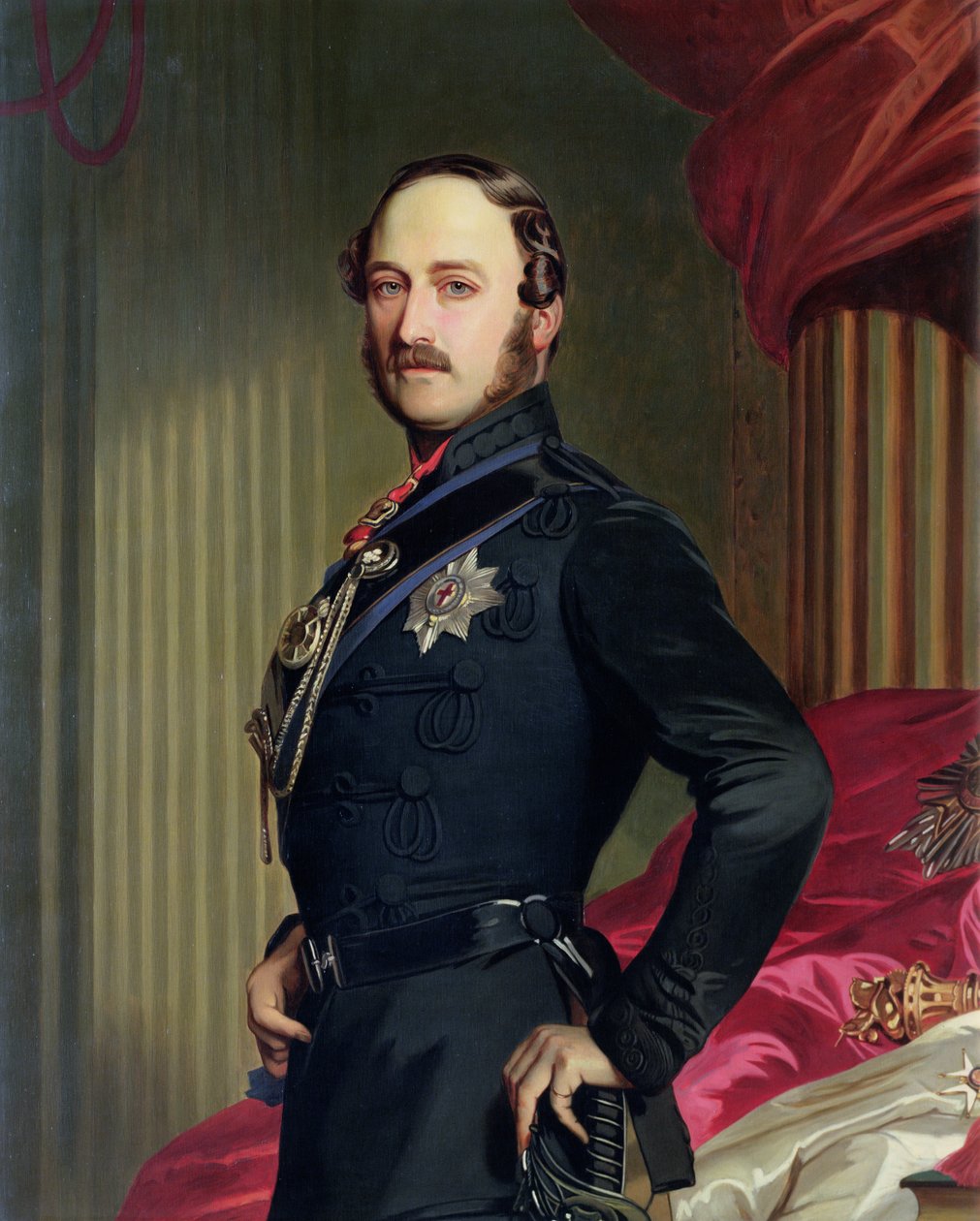 Portrét prince Alberta (1819-61) 1859 od Franz Xaver Winterhalter