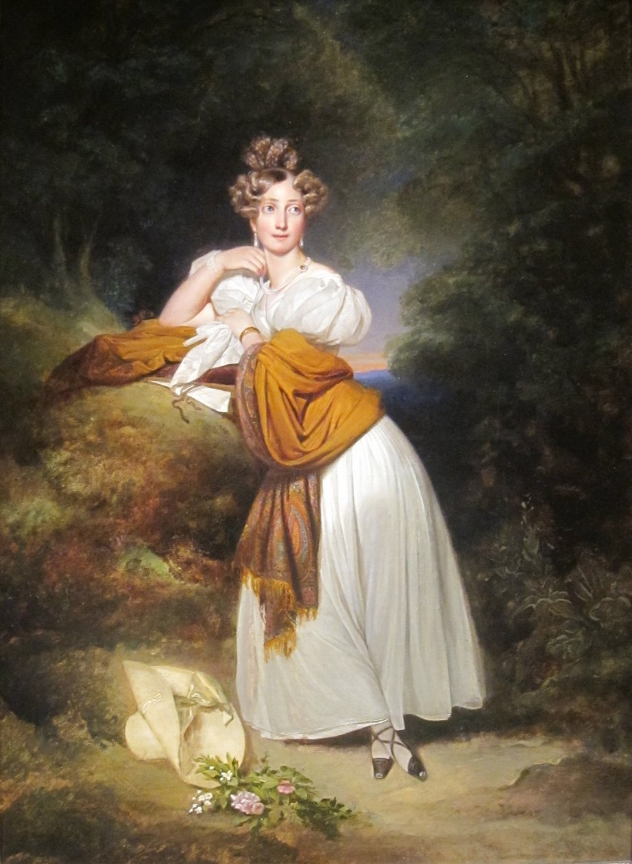 Portrét švédské princezny Sophie od Franz Xaver Winterhalter