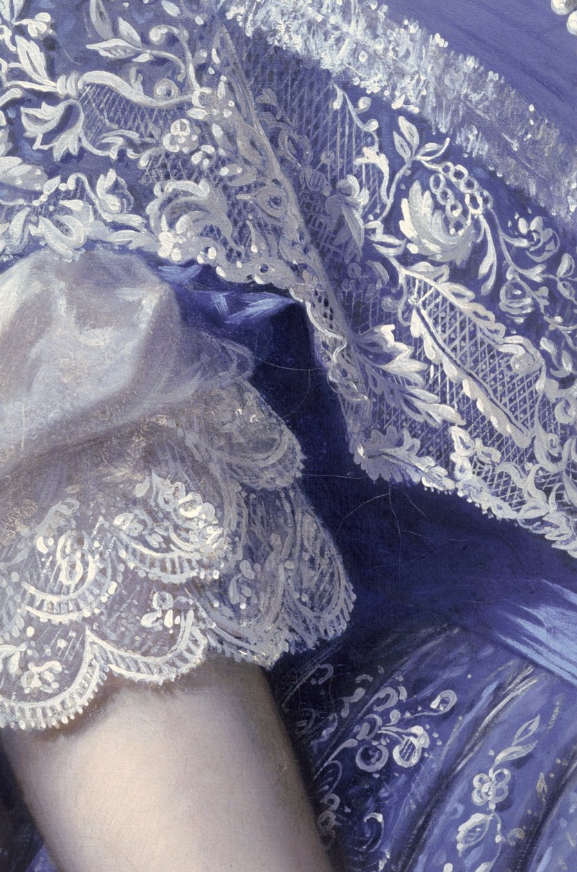 Portrét ženy (detail) (viz 164366, 164367, 164369) od Franz Xaver Winterhalter