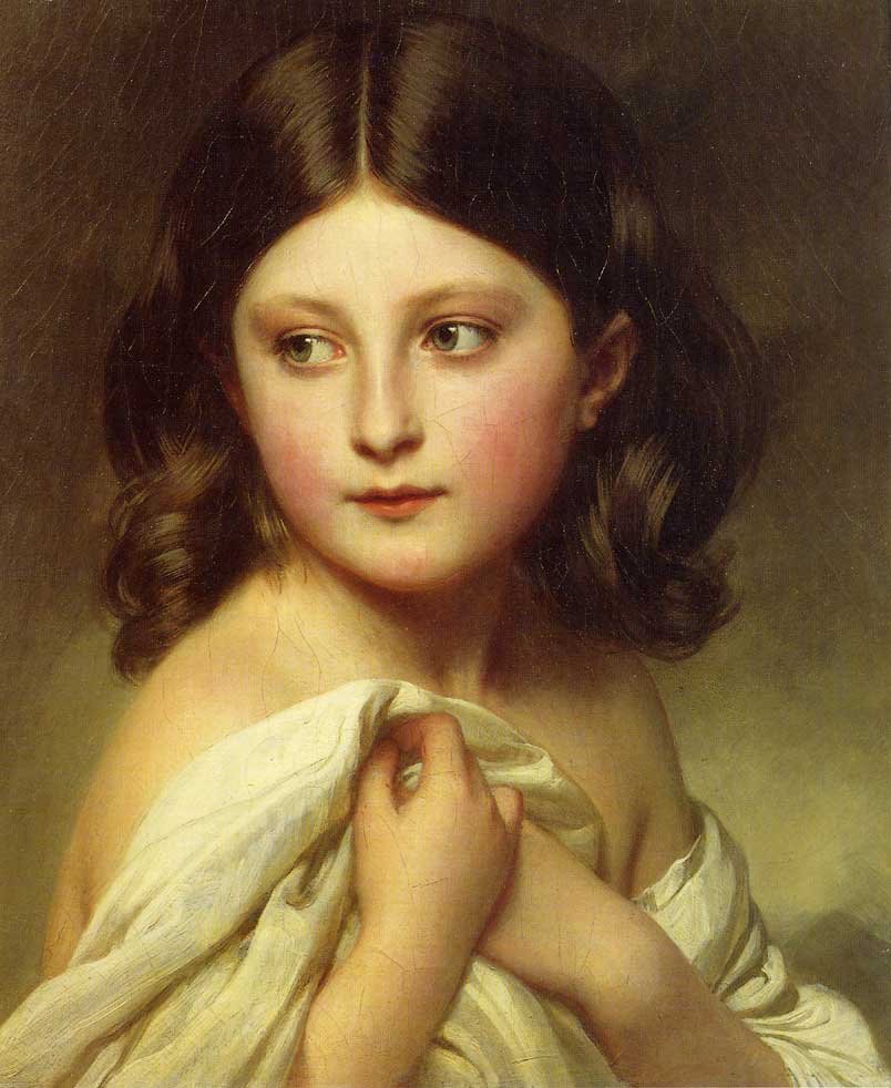 Belgická princezna Charlotte od Franz Xaver Winterhalter