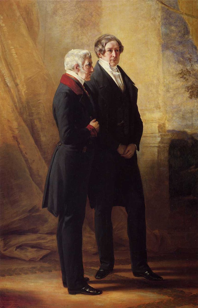 Vévoda z Wellingtonu a Sir Robert Peel od Franz Xaver Winterhalter