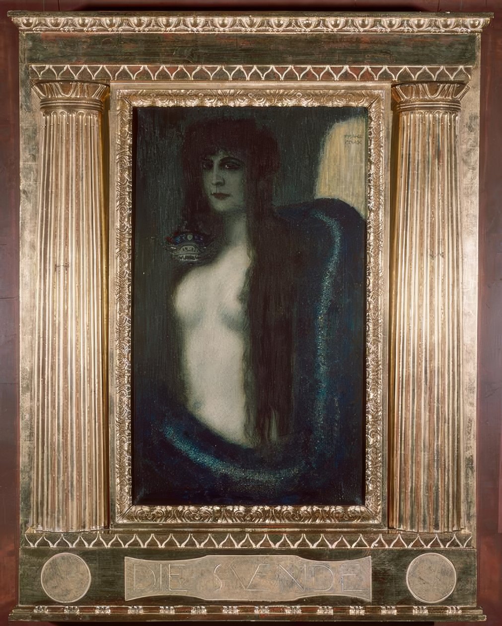 Hřích od Franz von Stuck