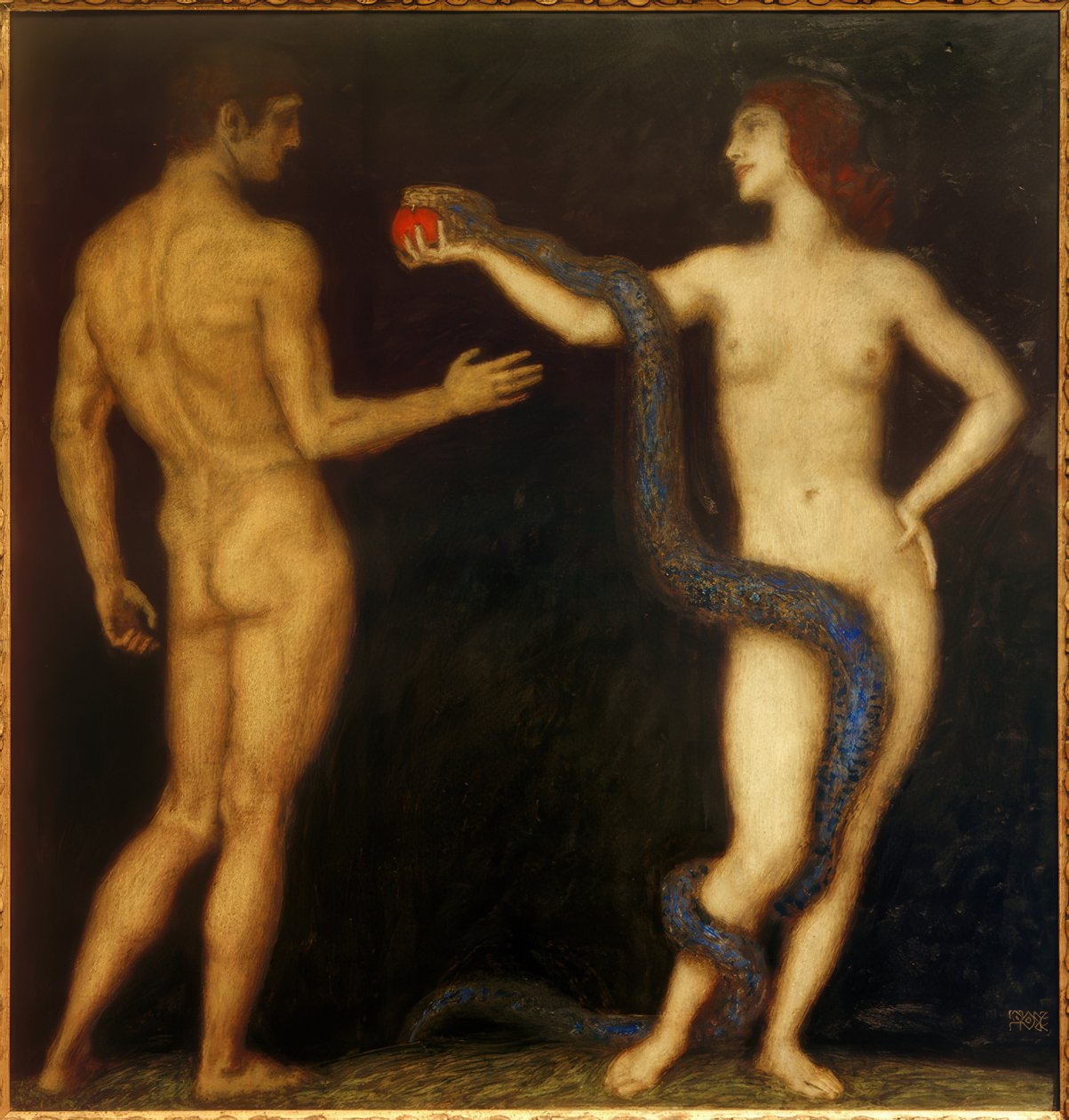 F. von Stuck, Adam a Eva od Franz von Stuck