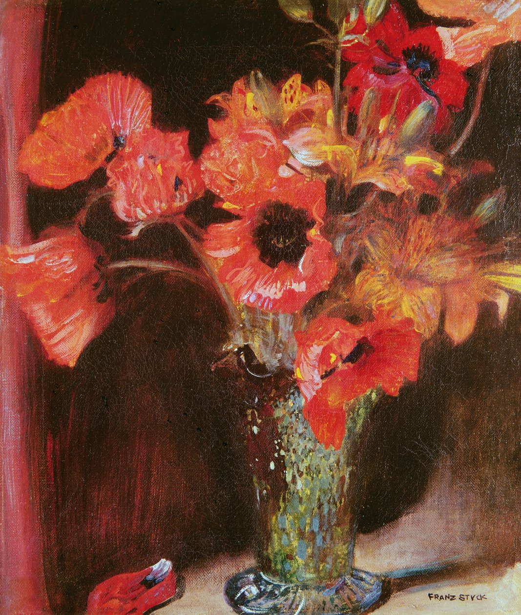 Zátiší, kolem roku 1893 od Franz von Stuck