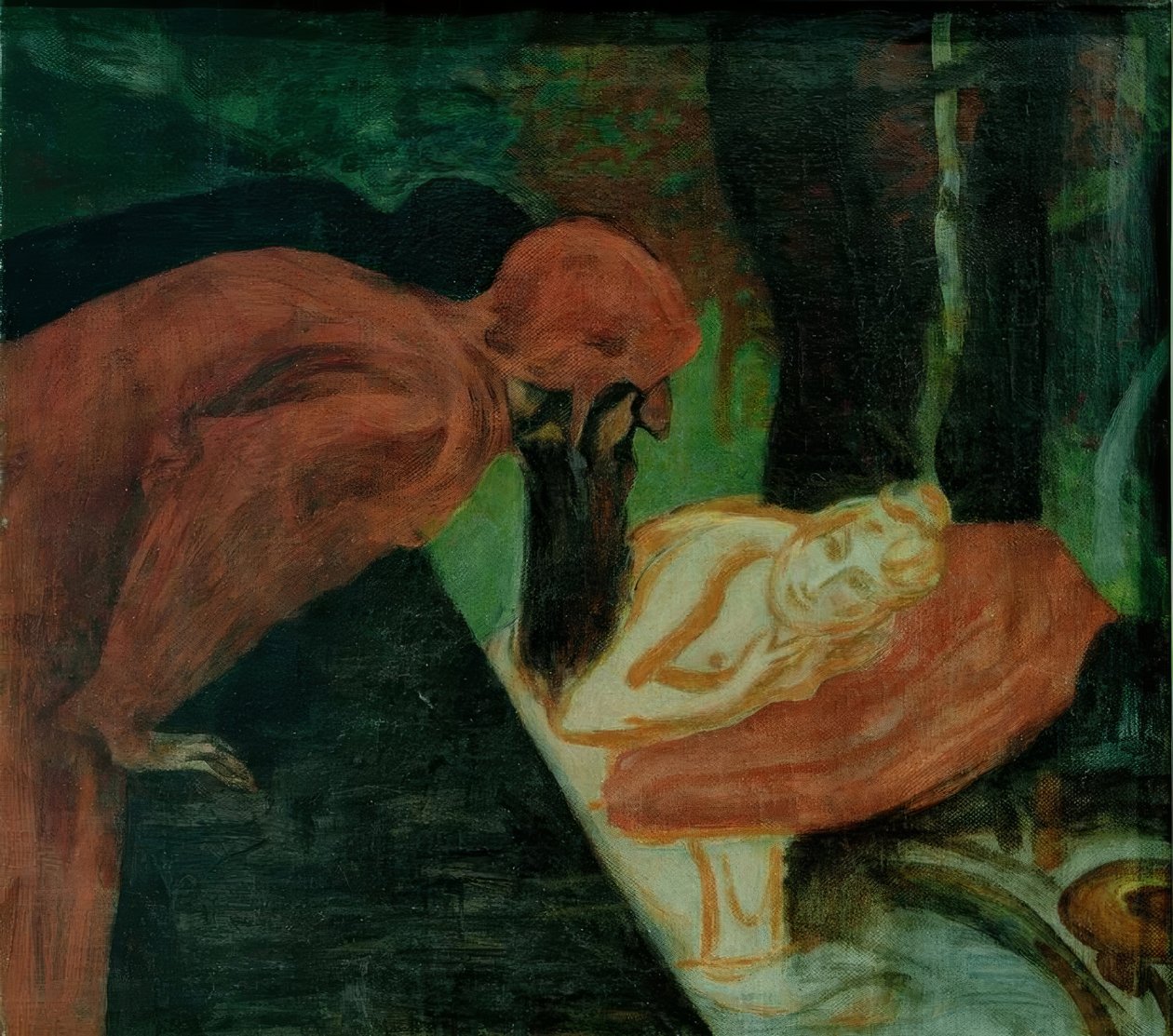 Susanna a dva staří lidé od Franz von Stuck