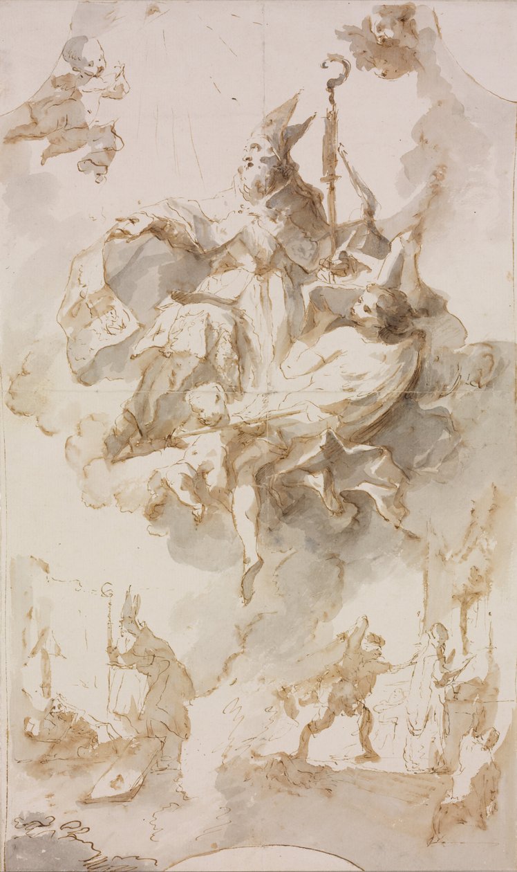 Apoteóza svatého Stanislava od Franz Anton Maulbertsch