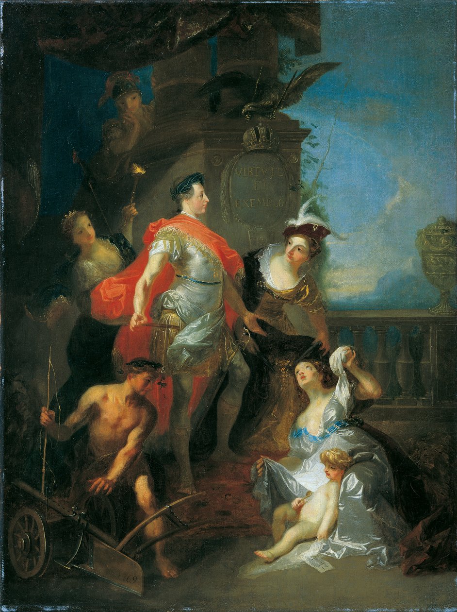 Glorifikace císař Josef II. od Franz Anton Maulbertsch