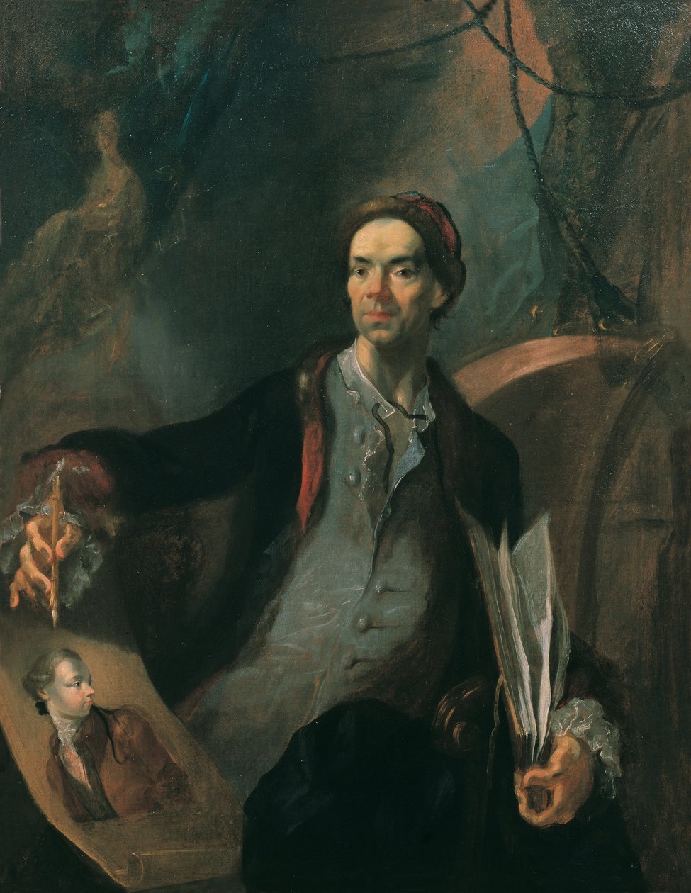 Autoportrét, cca 1767. od Franz Anton Maulbertsch