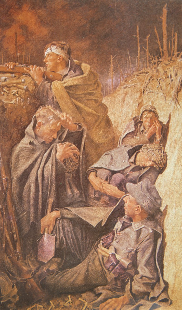 Němečtí vojáci opevnění od Franz Eichhorst