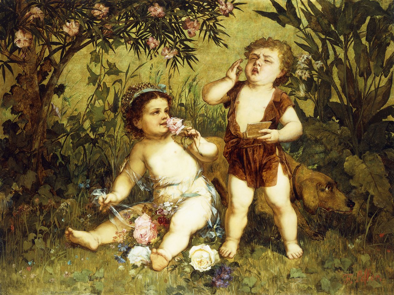 Dovádění Putti od Franz Eybl