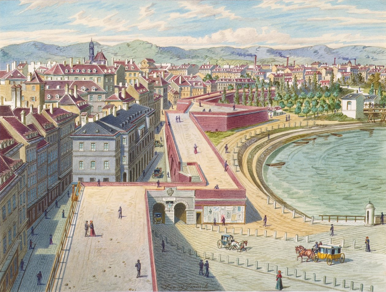 Rotenturm Gate ve Vídni od Franz Gerasch