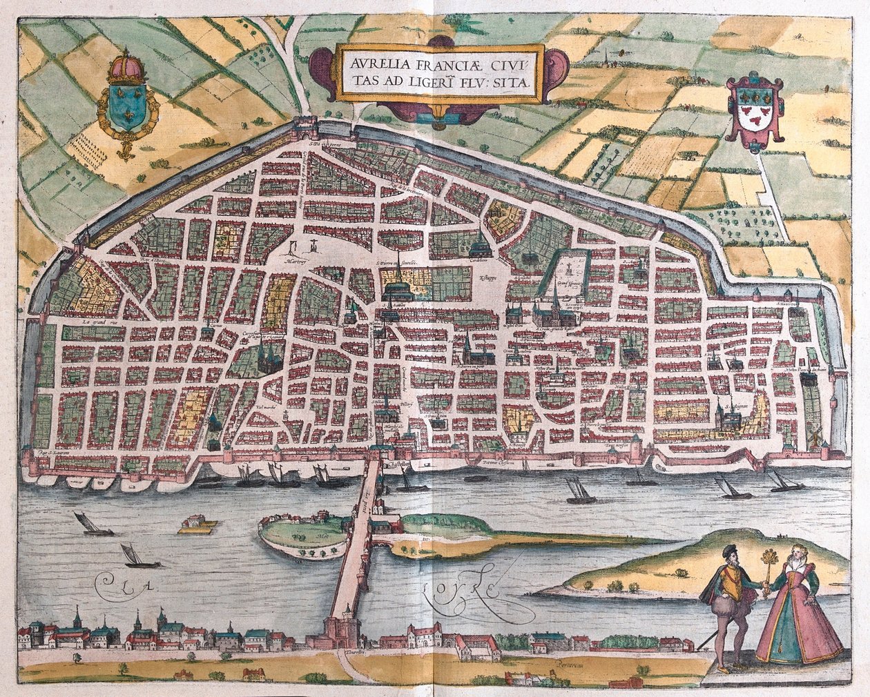 Orléans - Francie od Franz Hogenberg