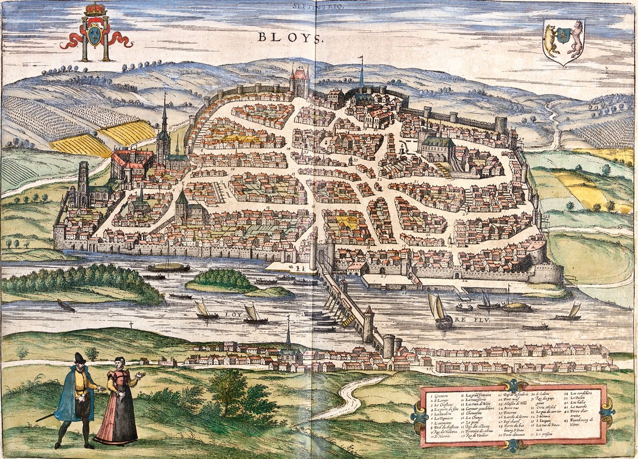 Plán Blois (Bloys), Francie (lept od Franz Hogenberg