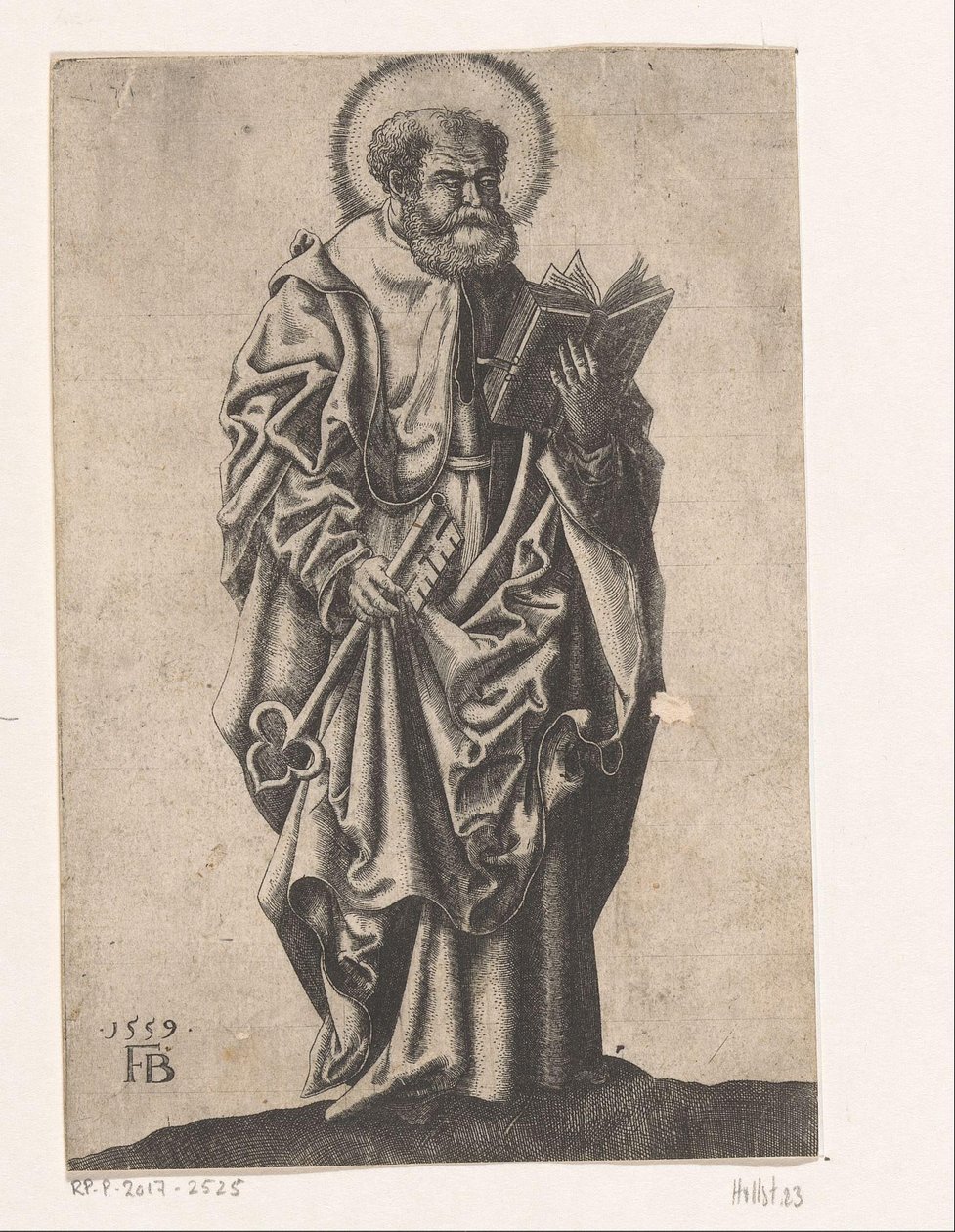 Svatý Petr od Franz Isaac Brun