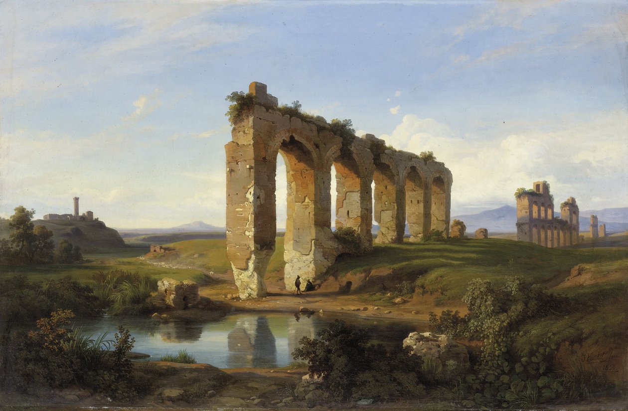 Akvadukt Claudio, 1850 od Franz Jnr Knebel