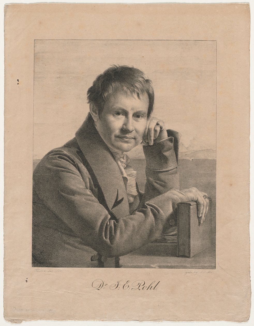 Portrét Dr. F. E. Pohla od Franz Kadlich