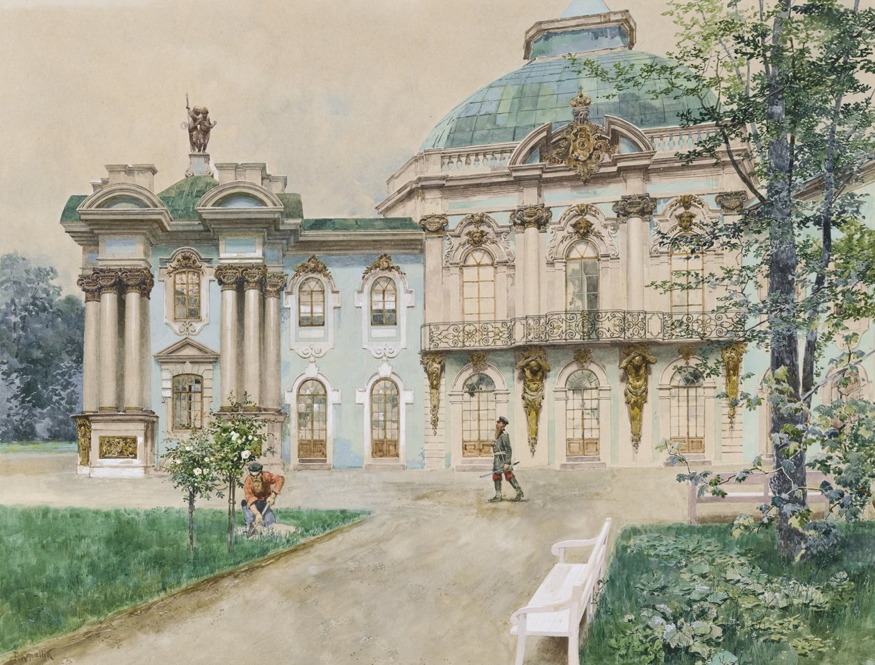 Carskoje Selo, 1898 od Franz Kopallik