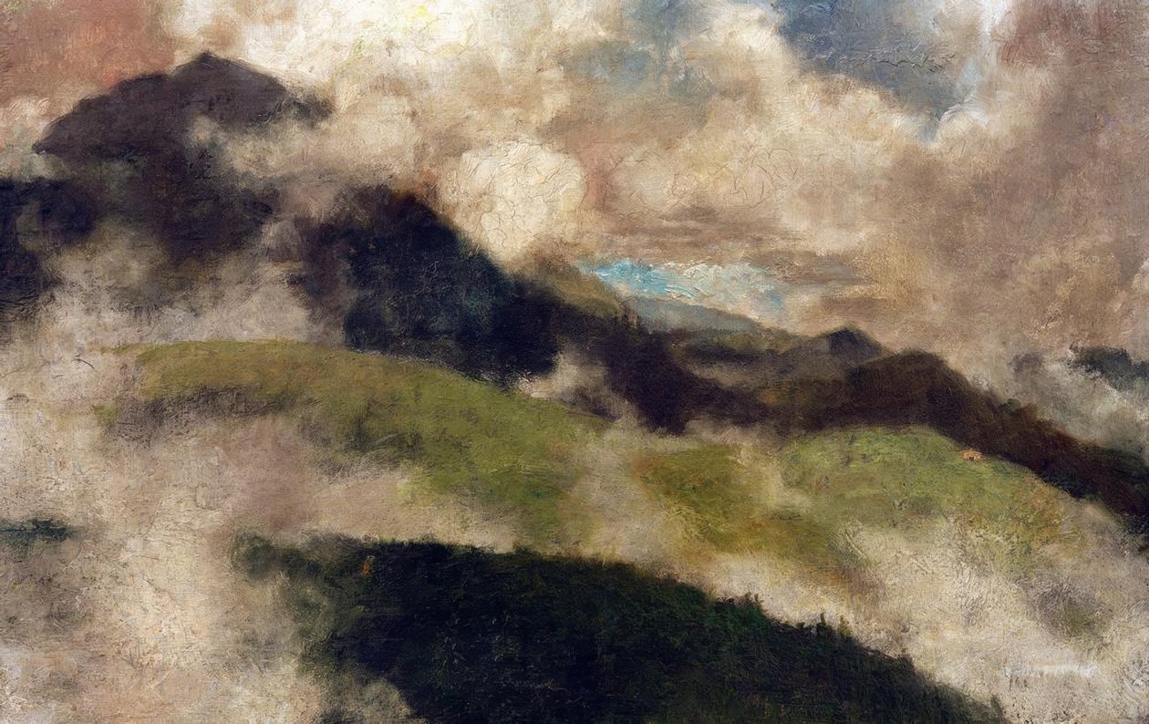 Stoupající mlha od Franz Marc