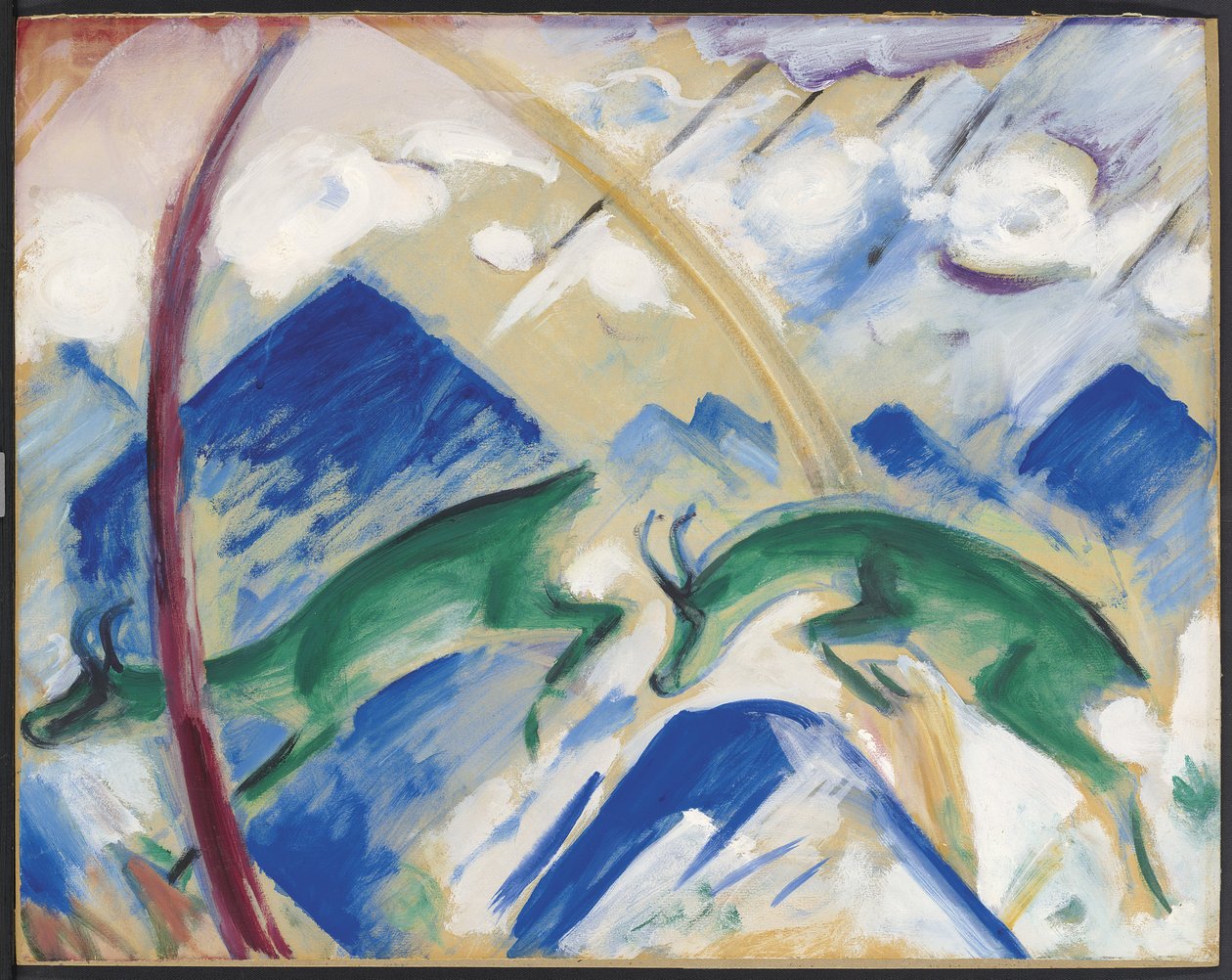 Kamzík, 1911 od Franz Marc