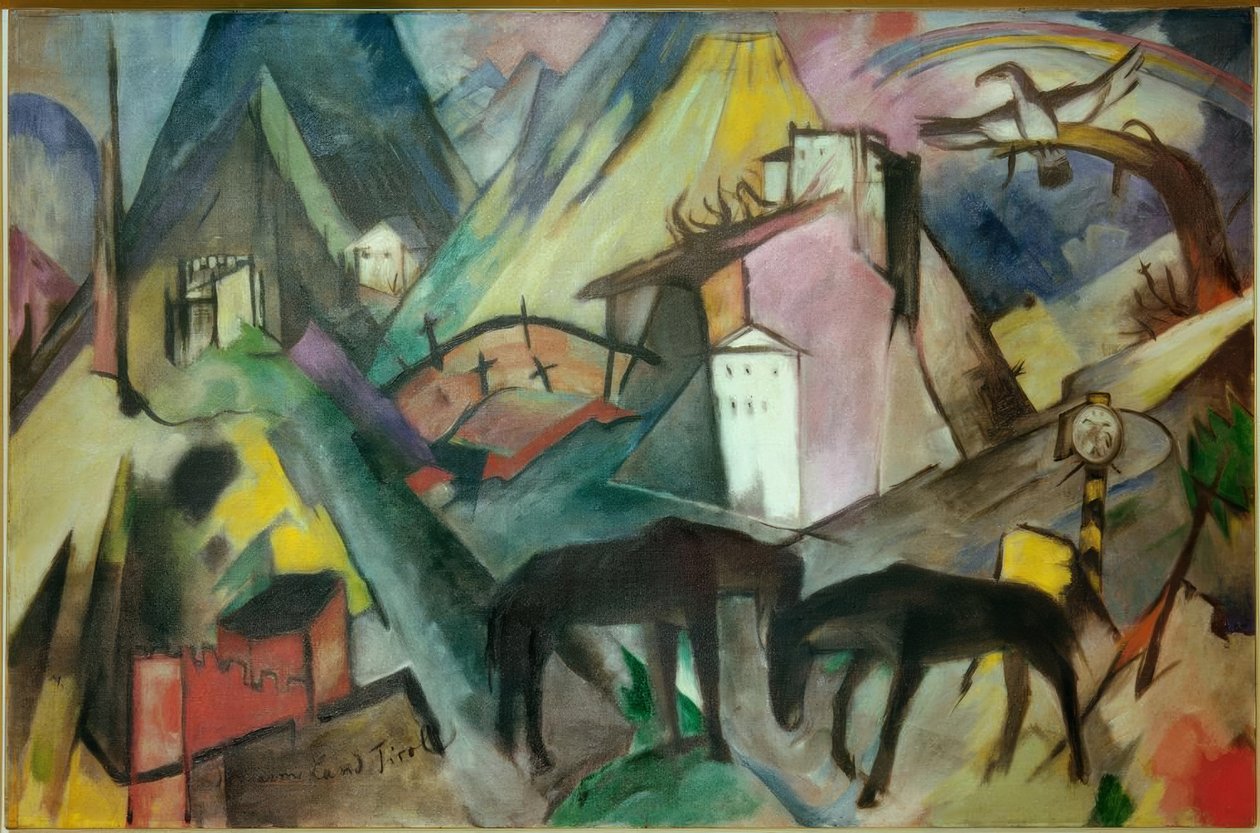 Ubohý stát Tyrolska od Franz Marc